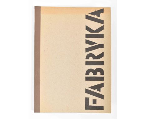 Lodz, The artists, 1982. Softcover, cardboard wrappers bound with tape, 21 x 29.5 cm, unpag. ca. 200 pp. Contains (original) 