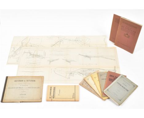 Verzameling van stukken betreffende de doorgraving van Holland op zijn Smalst en van den Hoek van Holland. Atlas. Rott., J.W.