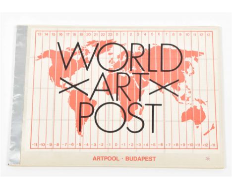 Vinyl silkscreened wraps with metallic tape on spine, 29.5 x 20.5 cm, 64 pp. printed in various colours. Catalogue featuring 
