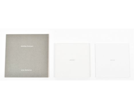 (1) One distance. Eindhoven, Van Abbemuseum, 1981. Softcover, 20 x 20 cm, 64 pp. Edition of 1000 copies. 2) Untitled (materia