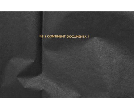 Groningen, Corps de Garde, 1979. Multiple, 13.5 x 20 cm /216 x 124 cm. Folded sheet of black tissue paper which unfolds into 