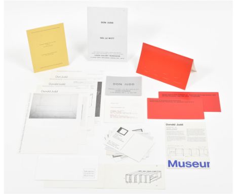 Includes cards from (1) Sonnabend Paris, Galerie Rudolf Zwirner Cologne, 1969. (2) Van Abbemuseum Eindhoven, Lisson Gallery W