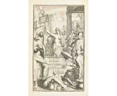 des Nieuwen Testaments tot aan het Jaar onses Heeren 1688. Amst., Sebastiaan Petzold, 1701. 2 vols. (30),lxii,868,(28); (6),7