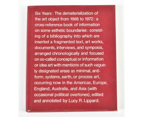 London, Studio Vista, 1973. Rare first UK edition. Hardcover with paper wrapper, 22 x 18.5 cm, 272 pp. Seminal book on Concep