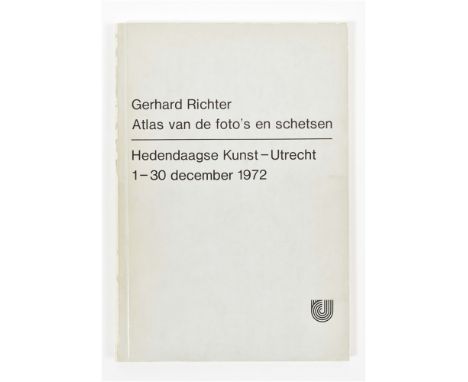 Utrecht, Hedendaagse Kunst, 1972. Softcover, 20.5 x 14 cm, 144 pp. Artists' book, first publication in Gerhard Richter's famo