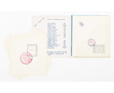 (1) Everybody with Anybody, February 1982. Plastic bag with title sticker, 22 x 15 cm, contains a collection of  approx. 70 s