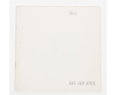 Self-published, Los Angeles, 1970. Softcover, 19 x 19 cm, 48 pp. Edition size unknown. Fall contains two photographic sequenc