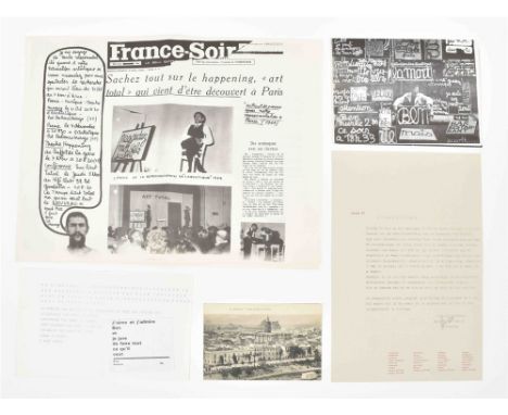 Includes: (1) Nine Directions in Art, artists' booklet for Ben's 1964 exhibition at Gallery Amstel 47 Amsterdam, curated by W