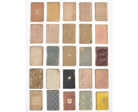 all but a few published in Amsterdam, var. publishers (8x by W. Holtrop), 1796-1831, all in contemp. (some orig.?) wr., sm. 8