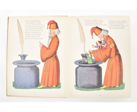 Illustrated by F. Carruthers Gould. London, G. Richards, 1899. 24 col. chromolithogr. p. ill. by Carruthers Gould, printed on