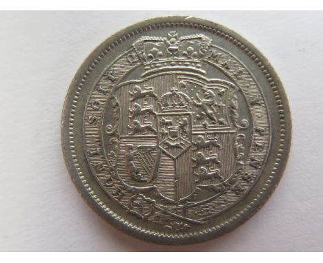 Shilling 1817, very light marks under magnification EF
