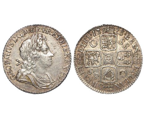 Shilling 1723SSC, overall light adjustment marks, under magnification, EF