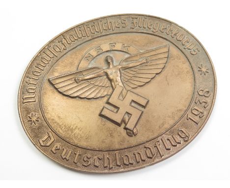 German NSFK Plaque 1938 (95mm)