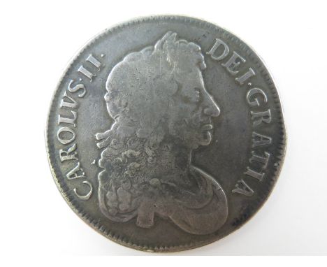Crown 1673 V. Qvinto, B/R in BR, S.3358, toned Fine.