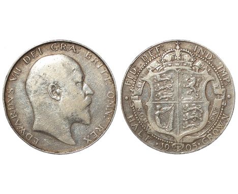 Halfcrown 1905 Fine, light edge knock.