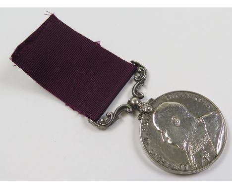 Army LSGC Medal EDVII named 6693 Pte E Coleman RL Fus. GVF