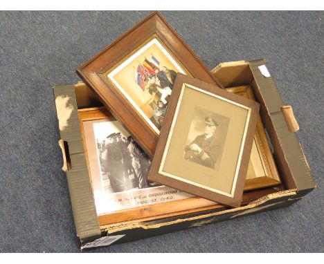 Photo collection of framed portrait and group photos