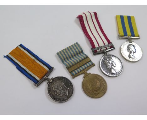 Group to D/SSX.864828 D H Brown L.Smn RN - Medals Naval General Service Medal QE2 with Near East clasp, Korea Medal (BRITT: O