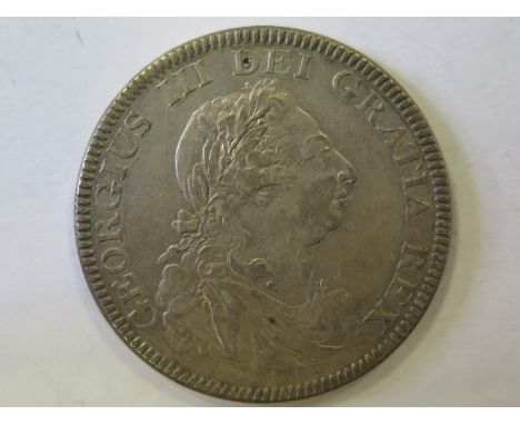 Dollar 1804 Bank of England, top leaf to centre of E, no stop after REX, GF-nVF, small attempted piercing above portrait.