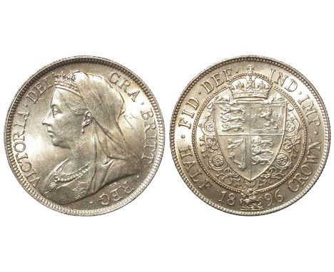 Halfcrown 1896 GEF, a few light scratches.