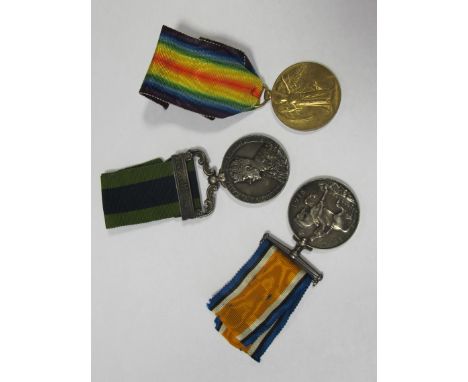 WW1 BWM & Victory medals with IGS Afghanistan 1919 to GS/9512 Pte A S Edwards R W Kent Reg 