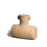 A POTTERY BARREL-SHAPED JAR Neolithic