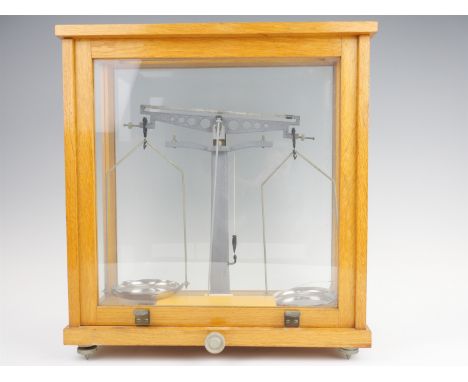 Phillip Harris Ltd, Birmingham, cased beam scales and weights