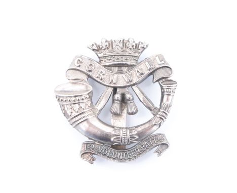 A 1st Volunteer Battalion Duke of Cornwall's Light Infantry cap badge