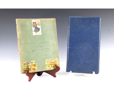 An early to mid 20th Century album of vintage postcards containing a quantity of Cumberland views, together with another vint