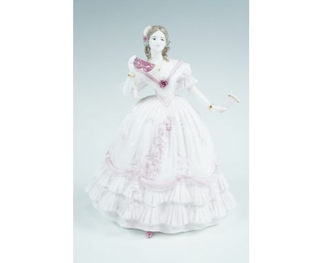 A Royal Worcester figurine, "The Masquerade Begins", 20 cm