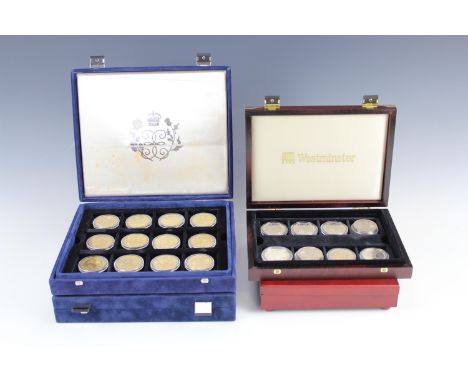 Various commemorative coin sets and part sets, including Australia 2000 Olympics, Duke of Wellington, Jubilee, etc, together 