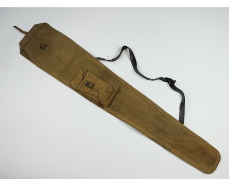 A 1942 British army No 4T sniper rifle webbing cover