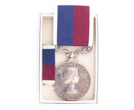 A QEII RAF Long Service and Good Conduct medal to K4039272 Cpl D R Marlow