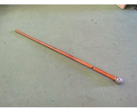 A sword stick, faulty mechanism, approximately 90cm long