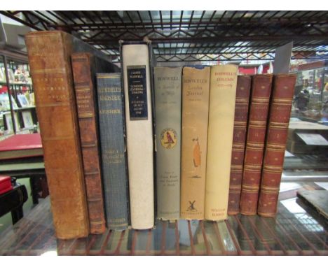 Ten assorted antiquarian and other books including Prince's 'Worthies of Devon', 1810, engraved portrait frontis and plates, 