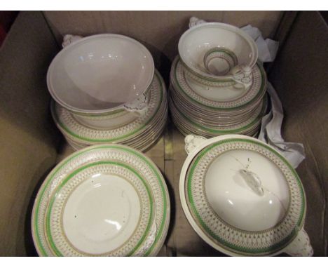 A box containing J. and G. Meakin dinnerware, tureens, soup bowls etc.   