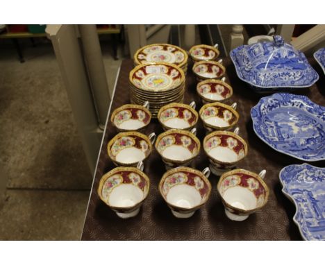 A quantity of Royal Albert "Lady Hamilton" tea cups, saucers and side plates