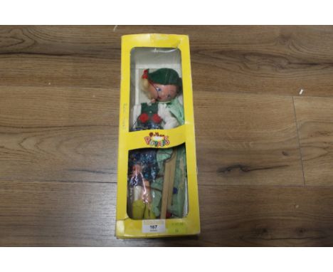 A vintage Pelham puppet, 'Tyrolean Girl', in box