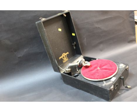 A vintage Columbia gramophone