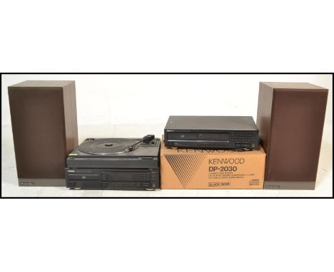 A good pair of Mordaunt-Short Speakers model MS 30. Together with a boxed Kenwood Compact disc player DP-2030, another&nbsp;K