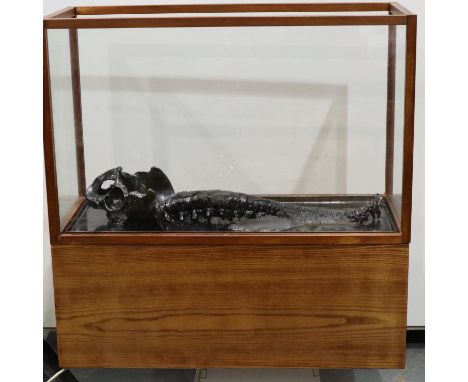 Alessandro Brighetti (Italian b.1978): composite sculpture with electric motors, ferrofluid and neodymium magnets, Shiver 201
