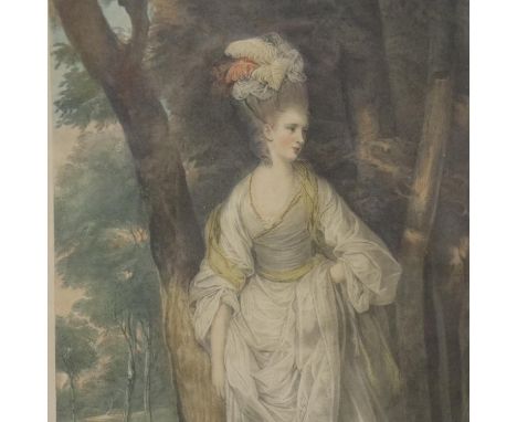 Fred Miller after Joshua Reynolds (1723-1792): mezzotint engraving, Mrs Elizabeth Carnac, signed in pencil by Miller, image 2