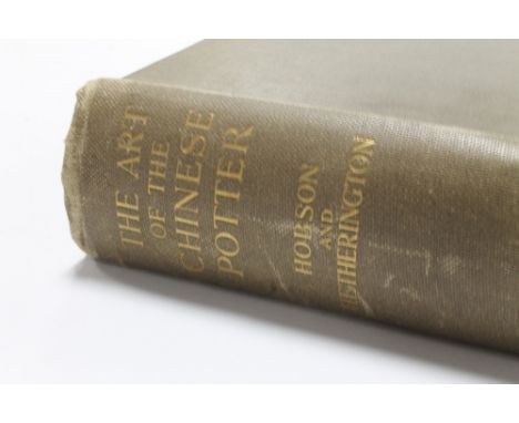 R.L. HOBSON & A.L. HETHERINGTON - 'THE ART OF THE CHINESE POTTER from the Han Dynasty to the end of the Ming', Ernest Benn 19