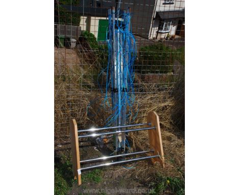 Four arm rotary line top and a shoe rack