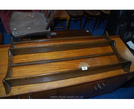 Ercol wall hanging plate rack