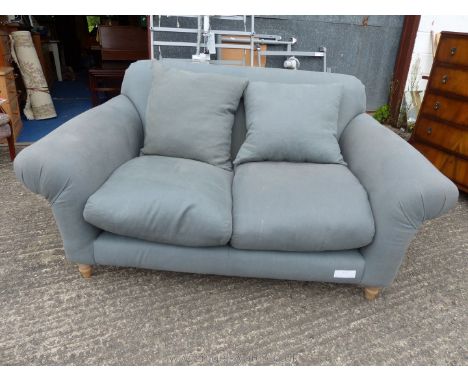 Two seater grey sofa