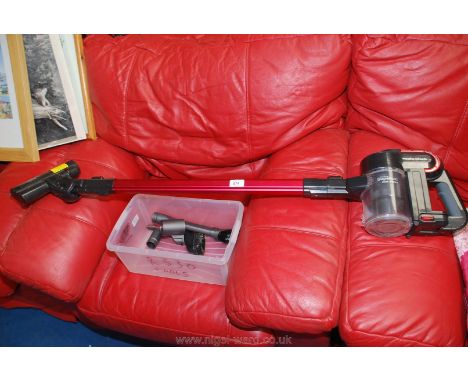 Cordless Supervac with tools but no charger.
