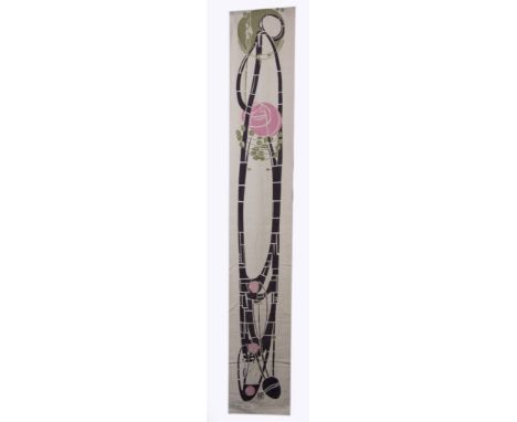 After Charles Rennie Mackintosh, 
 'Turin Banner', a limited edition re-print, 1982
numbered 145/500, 
executed by the Glasgo