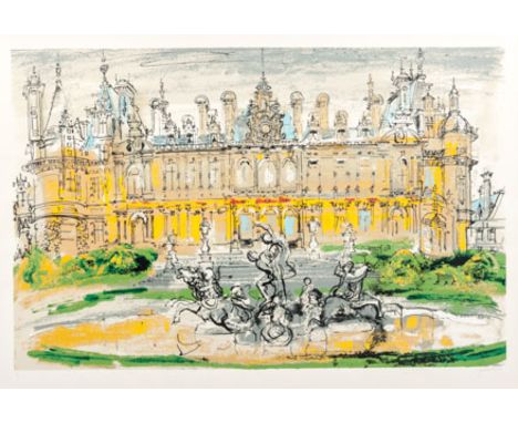 John Piper
Waddesdon
Signed
screen print, No. 1/75
64cm x 100cm

Levinson 280

Provenance: Acquired Marlborough Fine Art, Lon
