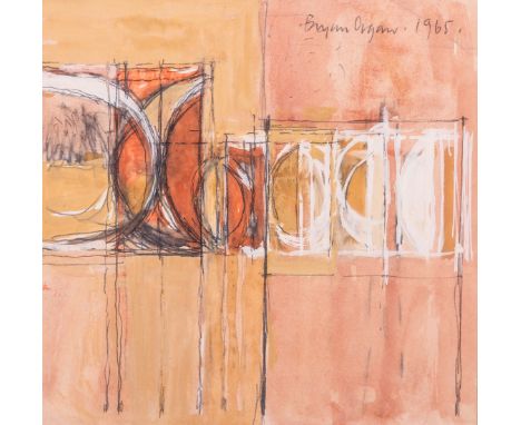 Bryan Organ
Clock Form - Transitional I
signed and dated 1965
watercolour
14cm x 14cm 

This lot may be subject to Artist Res